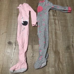 24month footed pajama bundle